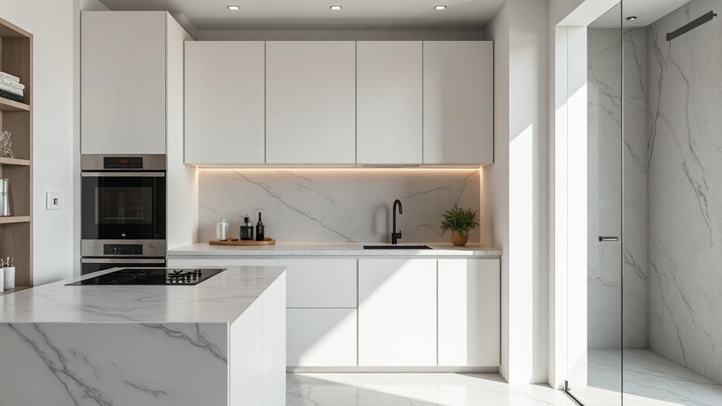 Cocina y baño en Gràcia